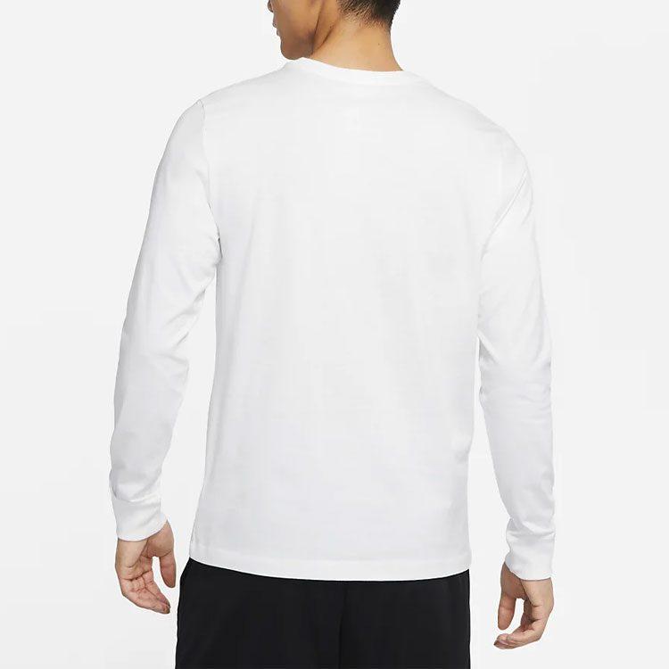 Nike T Shirts Men's White Crew Neck Moderate Straight Fit DN2998-100