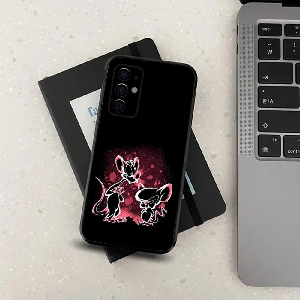 P-Pinky And The Brain Cartoon Phone Case For Samsung S24,S21,S22,S23,S30,Ultra,S20,Plus,Fe,Lite,Note,10,9,5G Black Soft Cover