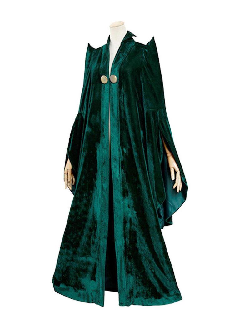 Professor McGonagall Hogwarts Headmaster Halloween Cosplay Robe Costume