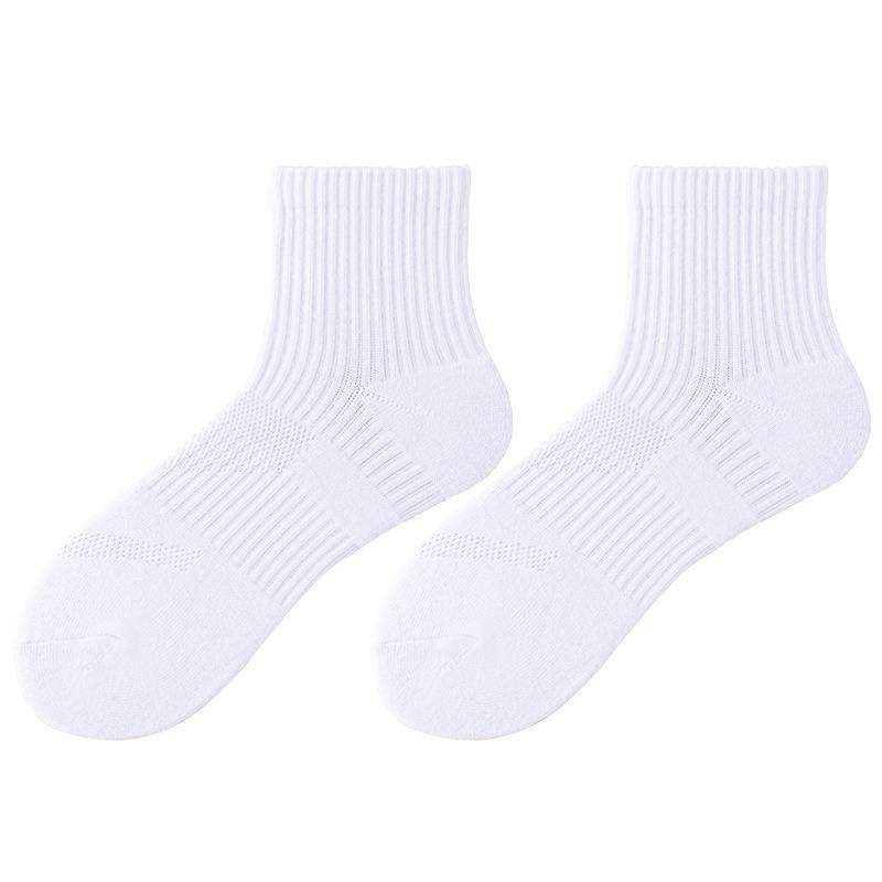 Men's Summer Mesh Breathable Deodorant Sweat Absorbing Sports Tube Cotton Socks