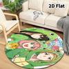 Spy Family Round Area Rug Carpet Rug For Living Room Bedroom Sofa Playroom Decor Nonslip Floor Mat