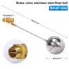 1/2" 3/4" 1" Copper Valve Float Ball Cold and Hot Water Tank Large Floating Ball Valve Stem Flow Control Cistern/Expansion Tanks