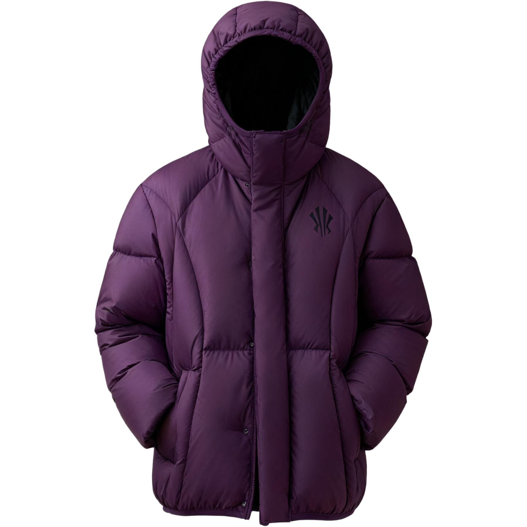 ANTA Kyrie Irving Series Hooded Down Jacket Men Purple 172611905S-2 2XL
