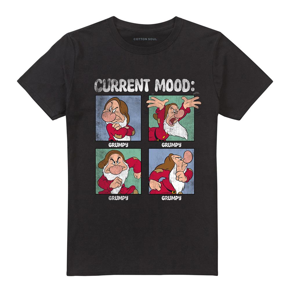 Snow White And The Seven Dwarfs Unisex Adult Current Mood Grumpy Dad Fathers Day T-Shirt