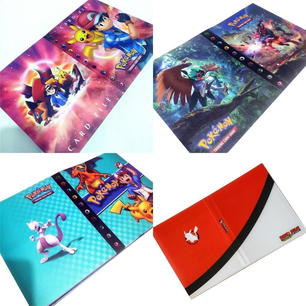 Pet Genie Pokémon Sammelkartenalbum mit 240 Hüllen und lebhaftem Einband als Geschenk zum Kindertag