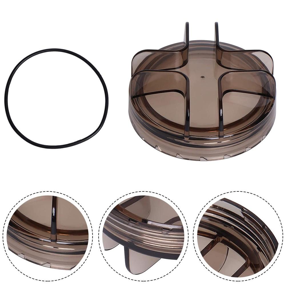 Tampa do filtro de piscina ABS transparente substituição de peça durável DIY