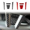For SEAT Leon MK2 1P Cupra FR 2005—2012 Steering Wheel Chin Button Panel / 3K Carbon Fiber+ Resin / 3mm Anti-Scratch