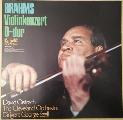 LP Record JOHANNES BRAHMS / DAVID OISTRACH, T - Violinkonzert D-dur 80184MK Eurodisc Germany Classical Used