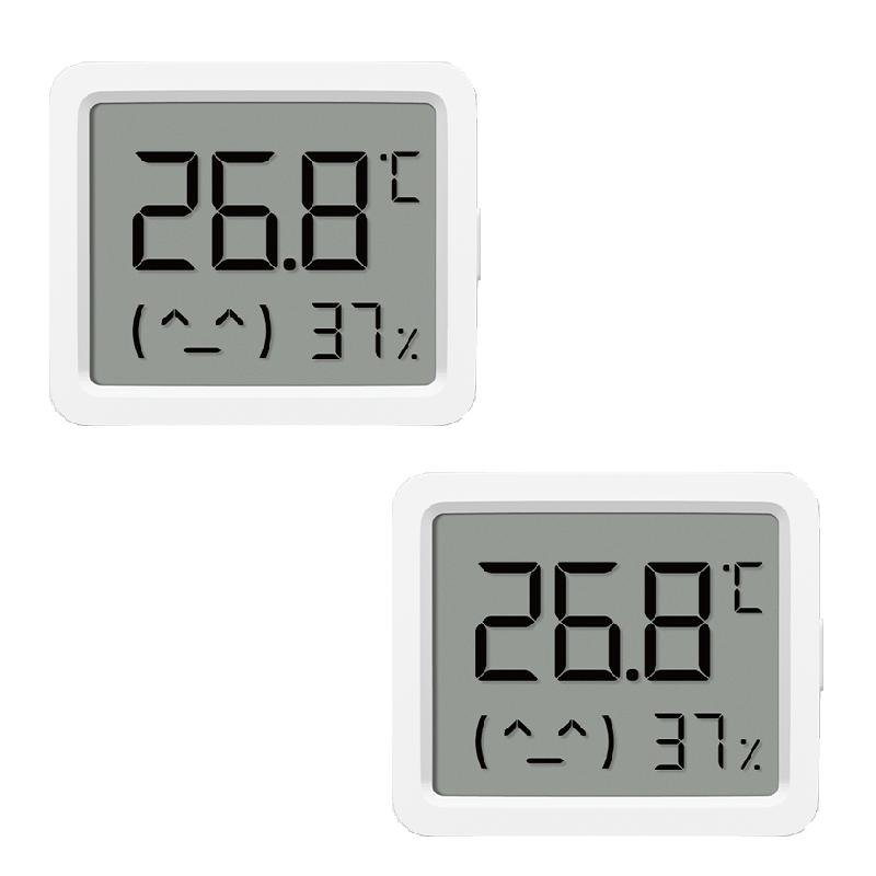New Mijia Smart Temperature Humidity Sensor 3 Mini Digital Hygrometer Humidity Meter Weather Station Work with Mi Home APP