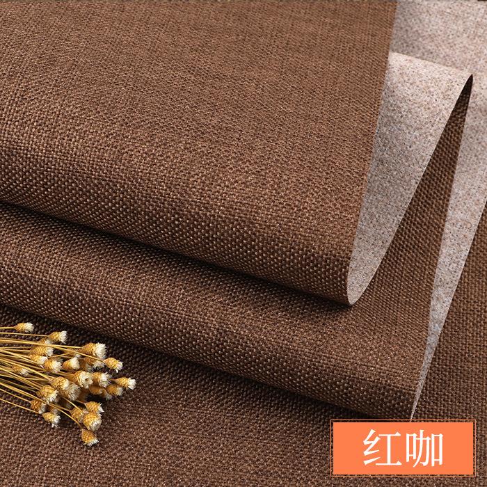 Dustproof Cloth Canvas Sofa Background Cloth Linen Cloth Fabric 100cm*150cm Cotton Linen Thickened Solid Color Fabric