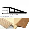 1pc 2m/78.74in Floor Transition Strip Waterproof Floor Transition Strip Non-slip Pvc Threshold Ramp for Doorways Carpet Tile