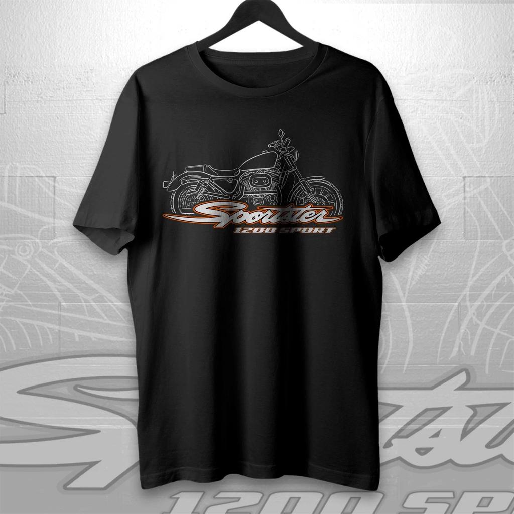 Harley-Davidson Sportster 1200 Sport (XL1200S) Camiseta de Motocicleta para Motociclistas