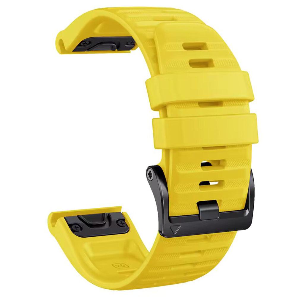 QuickFit 22mm 26mm Silicone Strap for Garmin Fenix 8pro 7 7X E 6X 6 Pro 5 5X Plus Epix/Enduro/Descent Mk2i/Instinct 3 Watchbands
