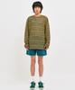 C WEAR BY THE GENIUS See-Through Craft Knit Pullover Yellow