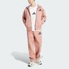 adidas ZNE. Roupa Esportiva FW24 Moda Jaqueta Minimalista com Capuz Masculina Jaqueta Rosa JD2908
