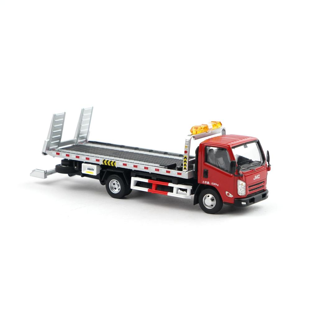 Genesis Company und XCARTOYS JMC Kairei Abschleppwagen Fertigmodell 1/64 2-Wagen - Rot, Y24-08