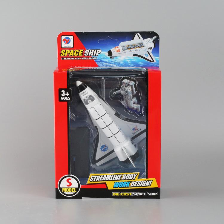 Vaisseau Spatial Fusée Habitable Navette Spatiale Alliage Navette Spatiale Simulation Modèle d'Aviation Jouet pour Enfants Décoration Présentoir Cadeau