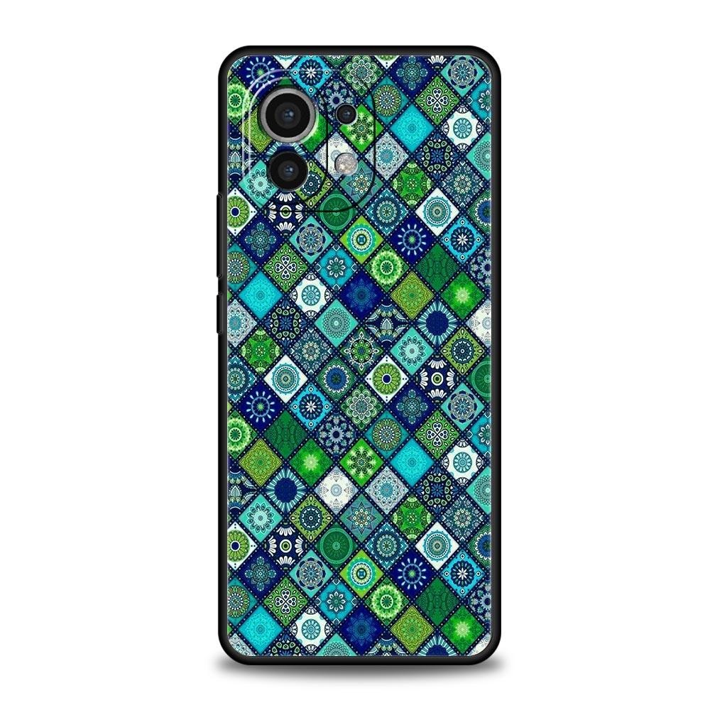 Mandala Flower Totem Phone Case For Xiaomi Mi 15 14 13 12 11 Lite 13T 12T Pro Poco X6 X5 X4 Pro 5G X3 NFC F6 F5 F4 M5 Soft Cover