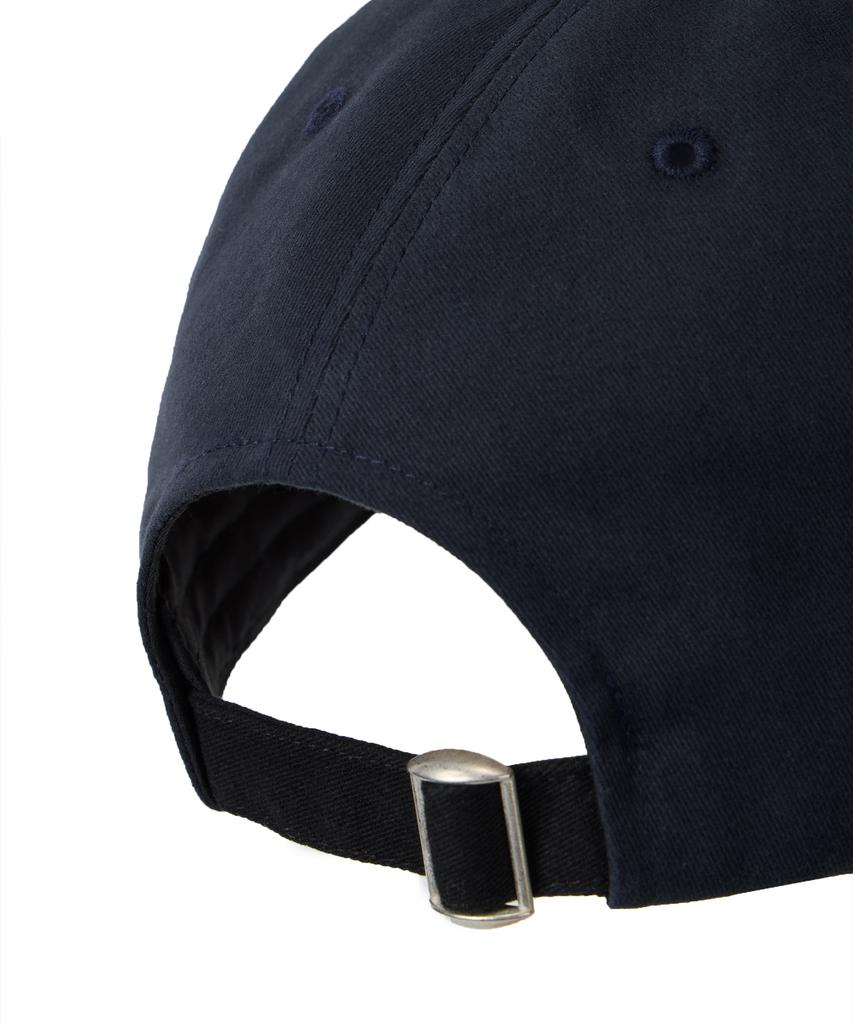 Uallong Contrast Lettering Ball Cap - Navy