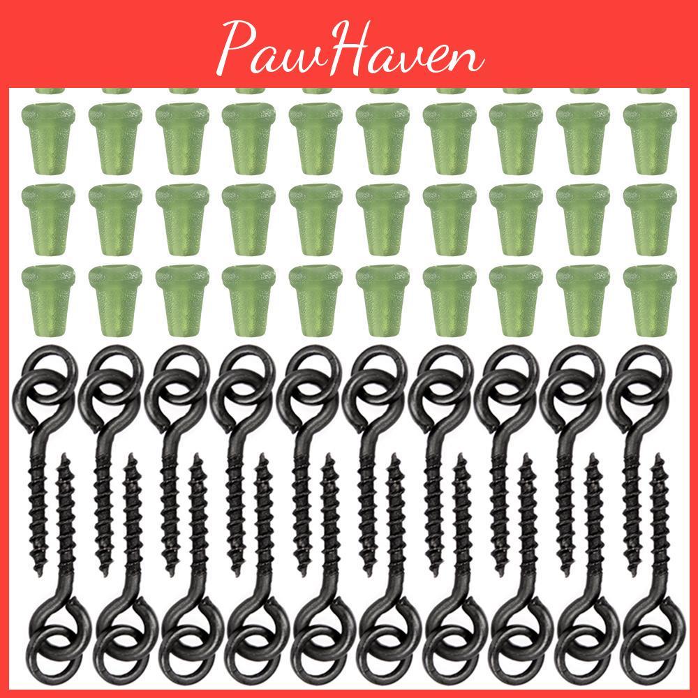 Screws Bait Boilie Threaded 20pcs 40pcs Fishing Hook Stop Hook Fishing Hook