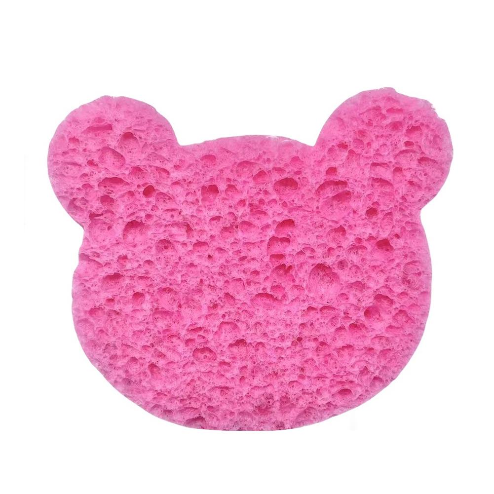 Compressed Facial Cleansing Sponges Heart Shape Natural Face Wash Sponges Pads Soft Absorbent Cleansing Tools Portable Facial