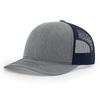 Custom 3D Embroidery Logo Baseball Dad Cap Richardson 112 Trucker Hat with Mesh Cap & Leather Patch Common Fabric Feature