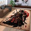 Samurai Spirits Large Carpet for Living Room Creative Retro Oriental Doormat Carpet  Bedroom Home Decor Non-slip Floor Play Mat
