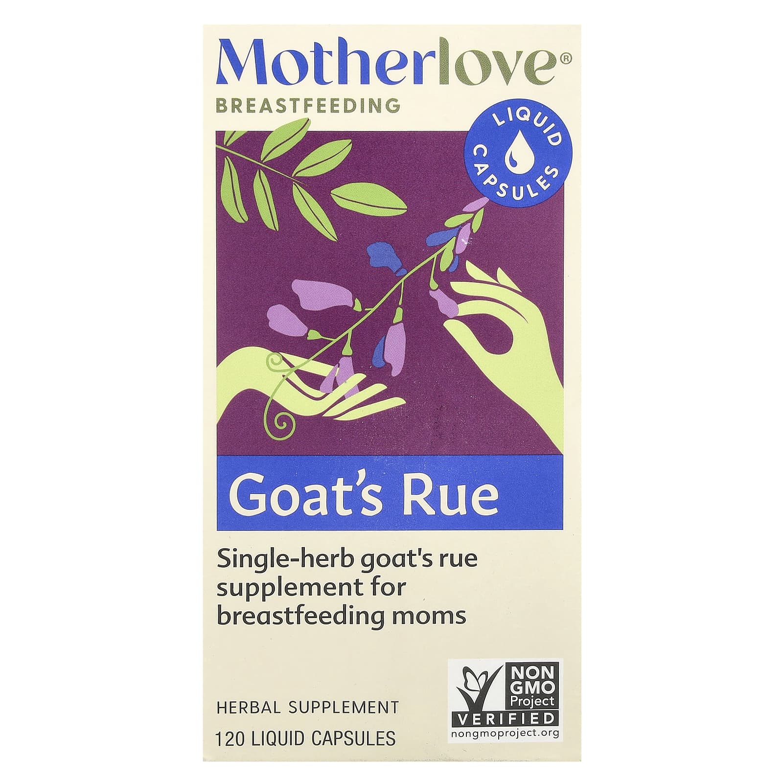 

Breastfeeding, Goat Srue, Liquid Capsules 120 (525Mg per Capsule)