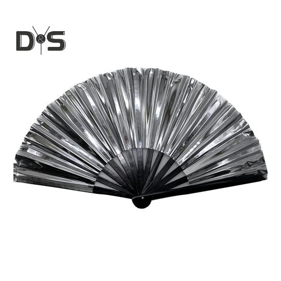 

Голографический складной веер, портативный радужный ручной вентилятор, летний охлаждающий вентилятор, украшение, реквизит для танцевальных представлений, аксессуары для костюмов для вечеринок E