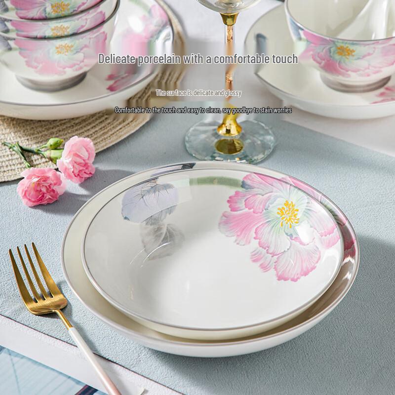 KOBACH Underglaze Porcelain 22-Piece Dinnerware Set