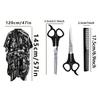 Professional Hair Cutting Tools Waterproof Barber Cape Haircut Scissors Shears Hair Comb Hair Cutting Tools For Barber Shop Home