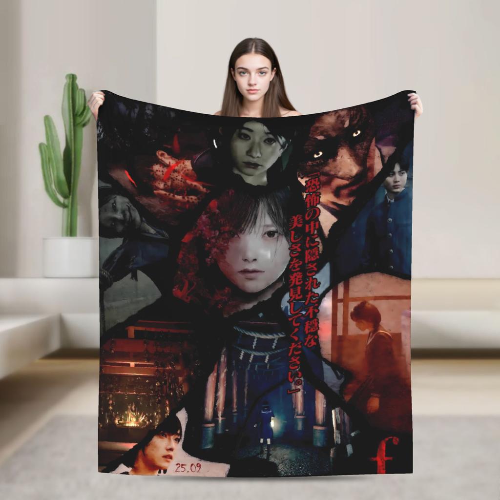 Silent Hill Horror Movie Games Super Soft Blankets Plush Bedding Throws Comfortable Couch Chair Flannel Bedspread Sofa Bed Cover
