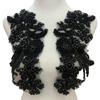 Embroidery Flower Applique Garment Decoration Sewing On Accessories for Stage Performers Gown Ethnic Costume Applique
