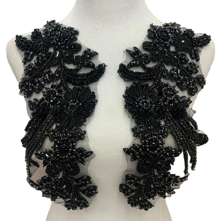 Embroidery Flower Applique Garment Decoration Sewing On Accessories for Stage Performers Gown Ethnic Costume Applique