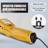 Cordless Plastic Welder Kit 200Pcs Hot Stapler USB Rechargeable Plastic Welder Guns Car Bumper Repair Tool