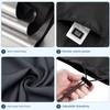 Waterproof AC Unit Cover Oxford Cloth Air Conditioning Cover Protection Cover  Portable Use