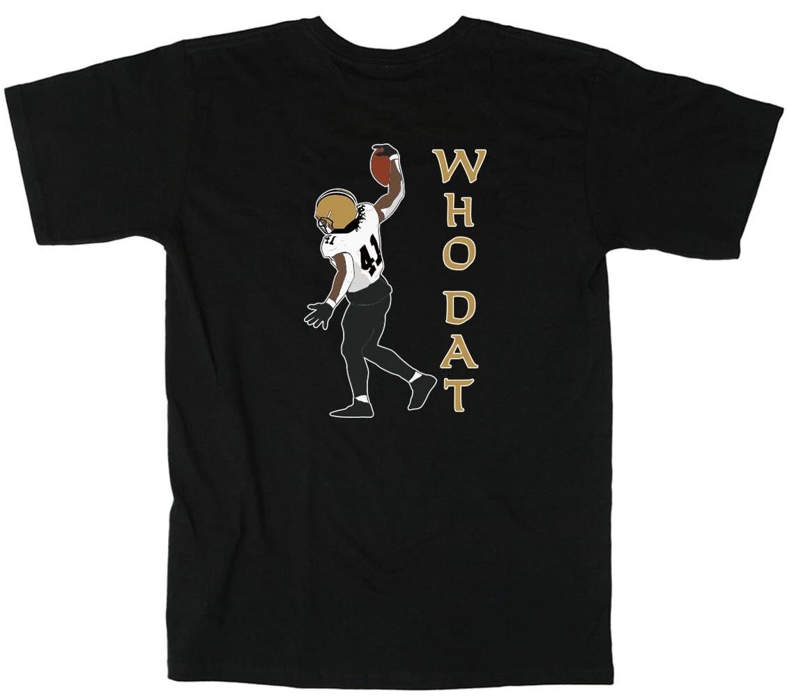 Alvin Kamara New Orleans Saints AK41 WHO DAT T-Shirt L