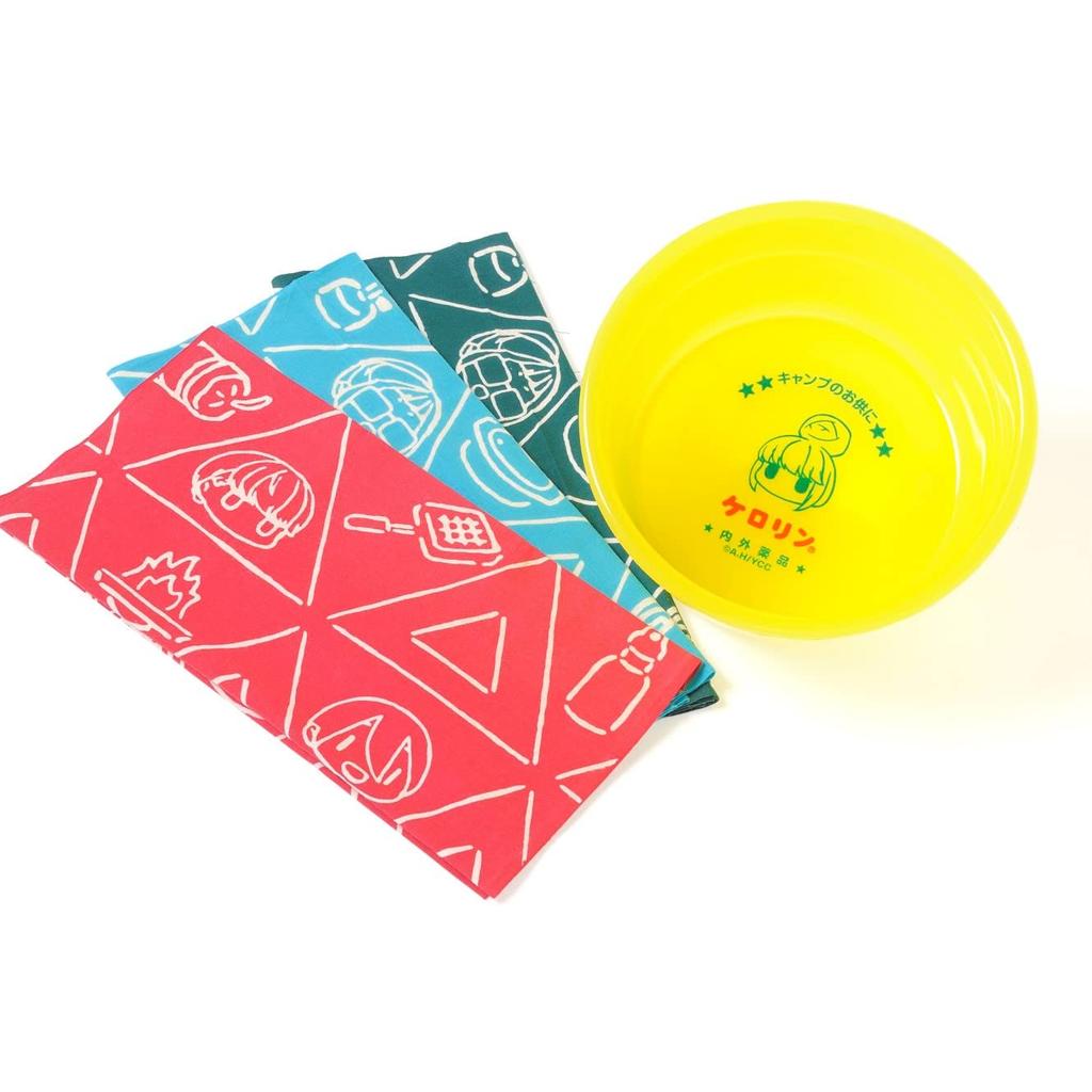 Kamawanu Towel Cotton Collaboration [AOZORAGEAR] Yurucamp Hand-Dyed (Red) 100%