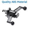 17mm Dual Ball Head Base for Car Mobile Phone Stand Air Outlets Clip Mount Universal Car Air Vent Cellphone Bracket Accessories