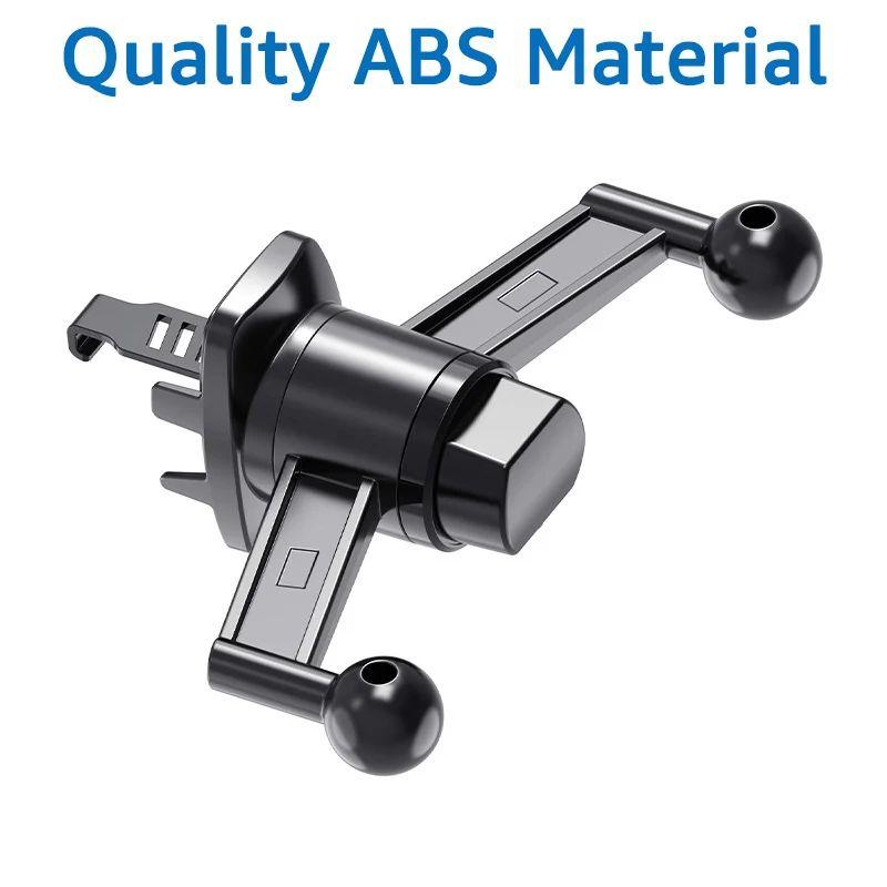 17mm Dual Ball Head Base for Car Mobile Phone Stand Air Outlets Clip Mount Universal Car Air Vent Cellphone Bracket Accessories