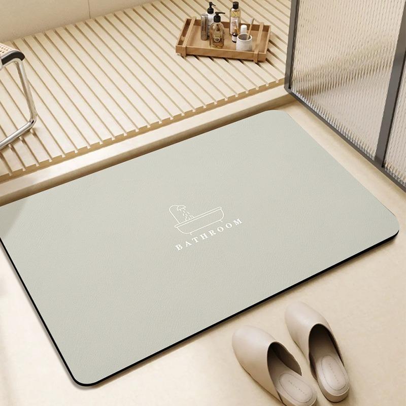 Minimalist Floor Mat Quick Drying Water Absorption Bathroom Kitchen Entrance Door Anti Slip Dirt Resistant Floor Household Rug