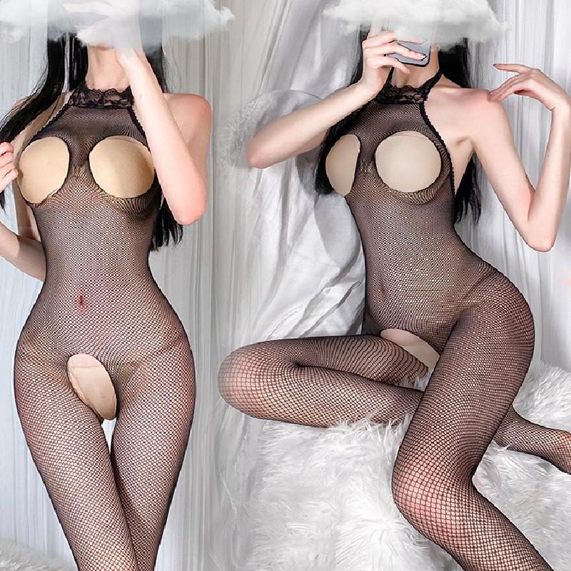 Transparent Body Ženy Sexy Body Punčochy Kostýmy Body Suit Body Punčochy s otevřeným rozkrokem Sex Erotické spodní prádlo