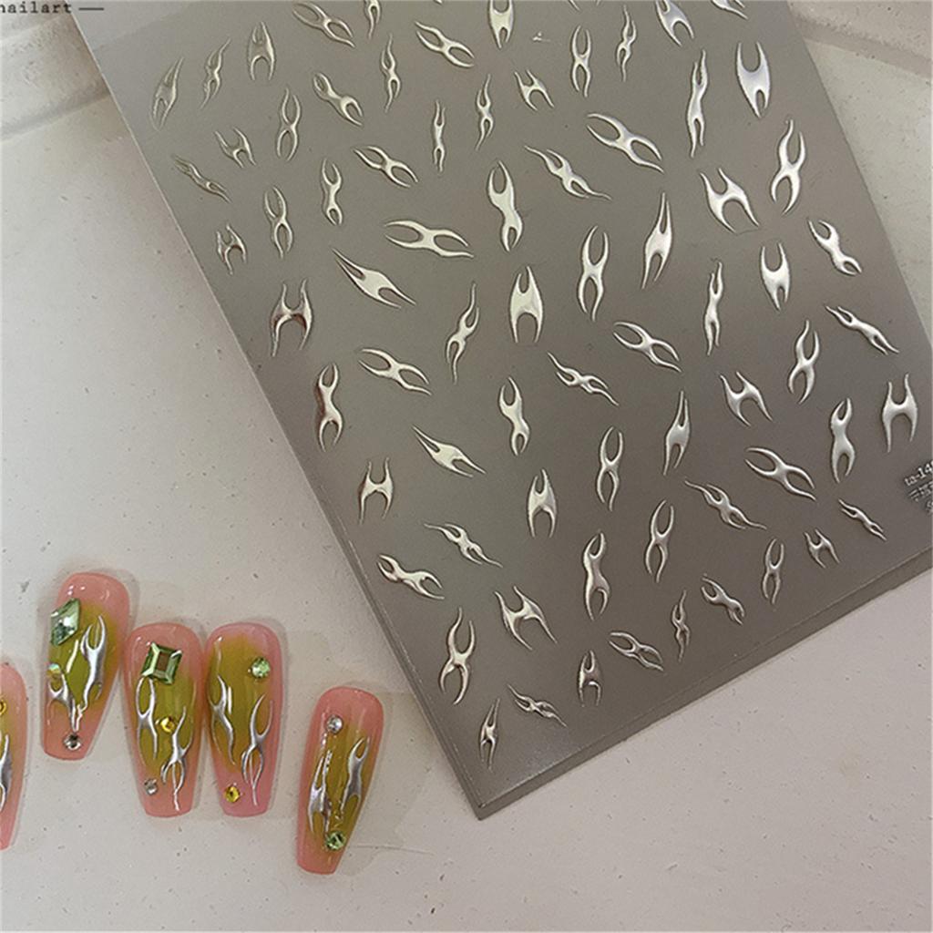 1pcs 5D Exquisite Purple Wisteria Flower Nail Art Stickers Flower Bow Nail Decoration Slider Decal Adhesive Transfer Part