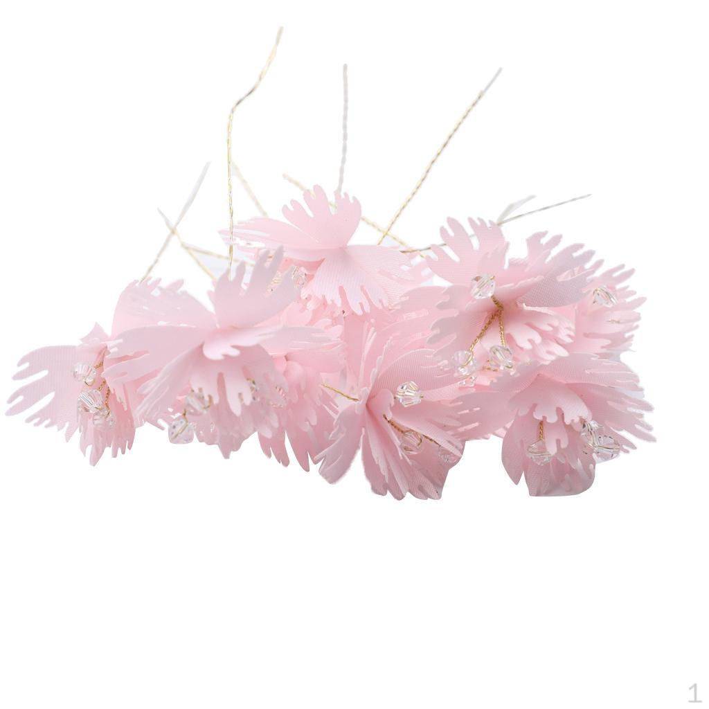 10 Stück Seidenrosen, Künstliche Blumenköpfe für Hochzeitsaccessoires, Machen Braut-Haarspangen