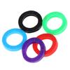24Xbright Colors Hollow Silicone Key Cap Covers Topper Keyring With Bly Braille