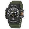 SMAEL Sportovní hodinky Pánské 50M Vodotěsné náramkové hodinky Dual Time Display Multifunkční Sportovní hodiny 8065 Pánské hodinky Digital