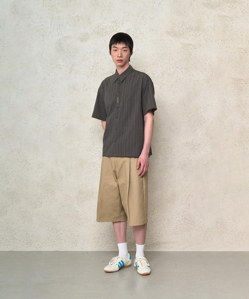 NOISE January Stripe Shirt - Khaki