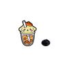Cartoon Sanrio Milk Tea Brooch Cinnamoroll Pochacco Hello Kitty Enamel Alloy Pin Badge for Clothes Bag Decoration