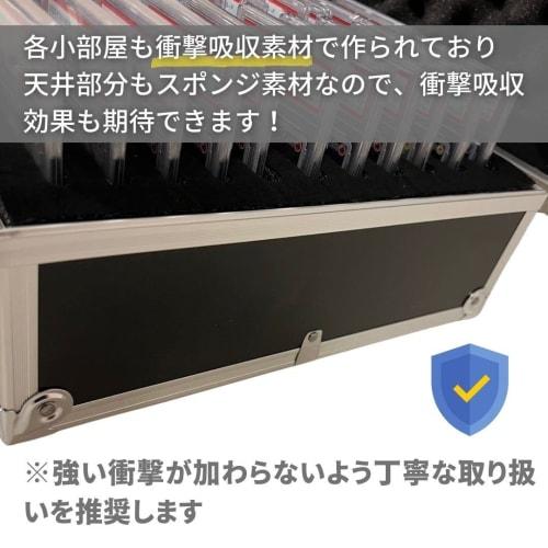 AiO JAPAN PSA Attache Case for Cards, Holds 44 Cards, Large Capacity, Bonus Included, Includes 100 PSA Sleeves