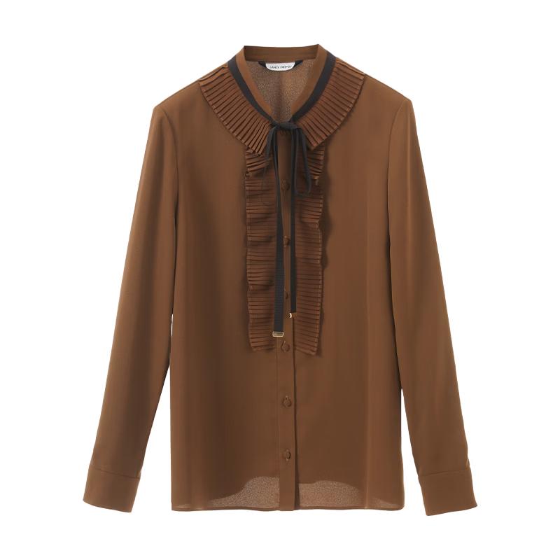 Langzi Palace Style Tweed Blouse